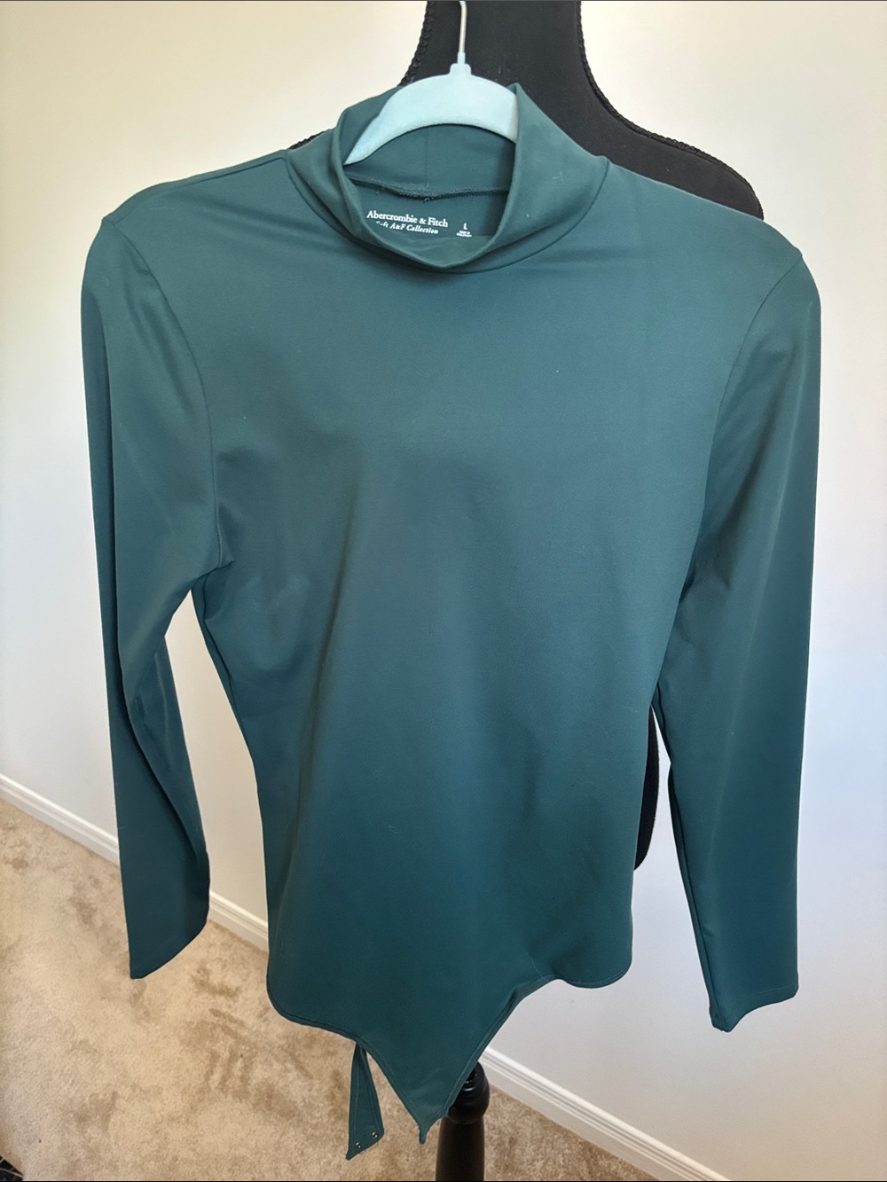 Abercrombie & Fitch- Neck Long Sleeve bodysuit-Large